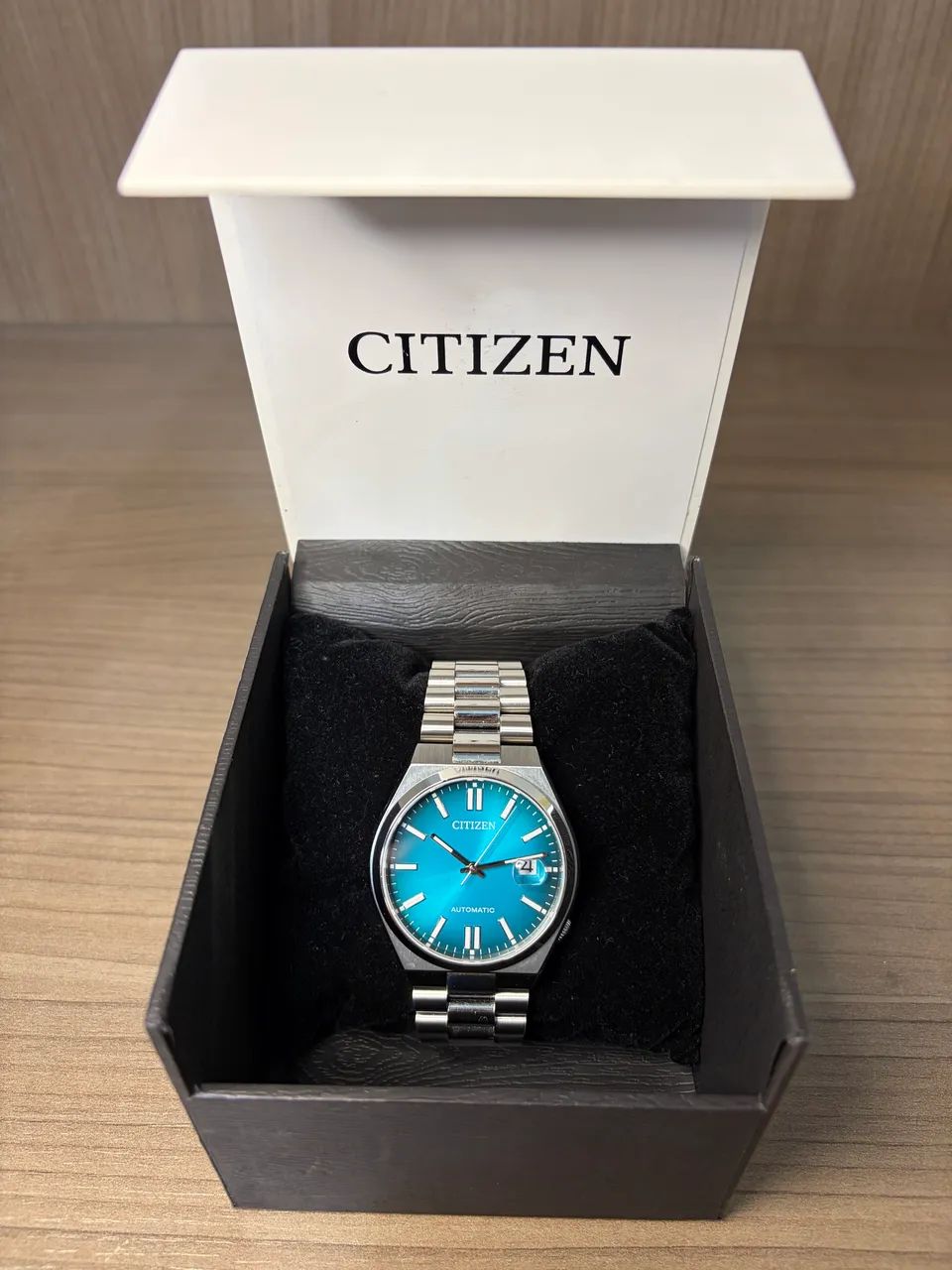 Relógio Citizen Tsuyosa azul gradiente  - Foto 2