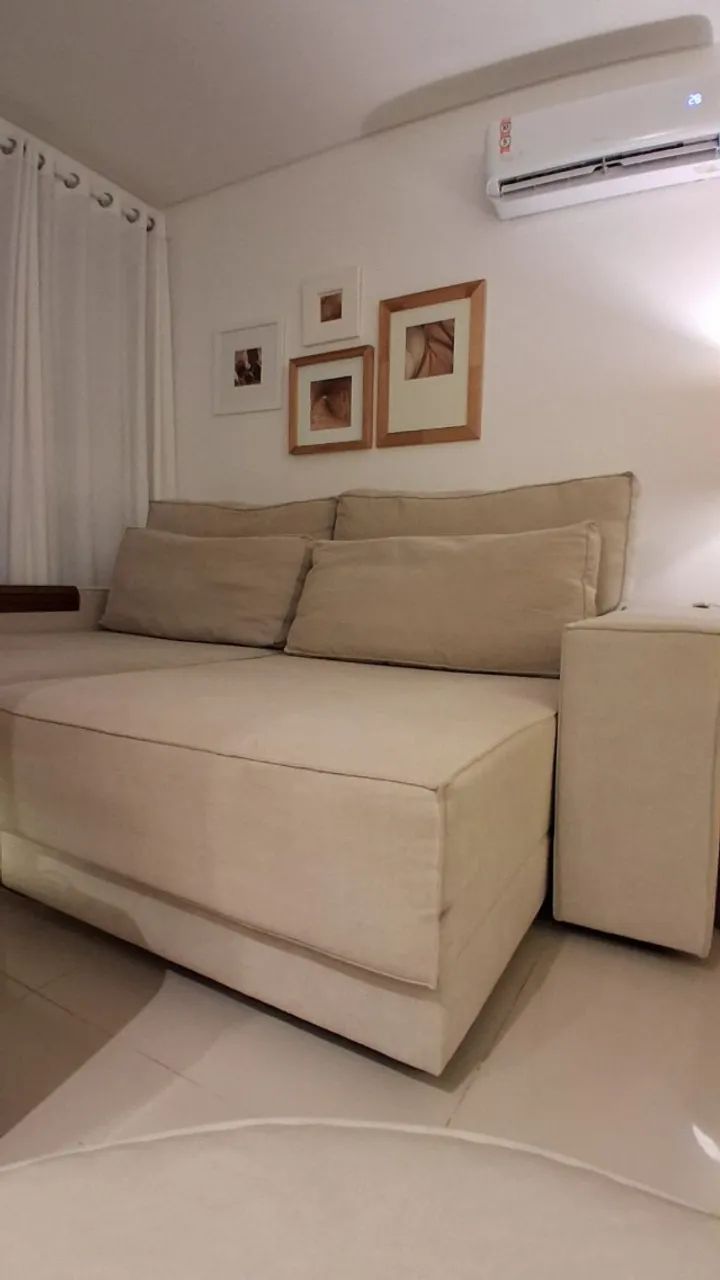 SOFÁ RETRÁTIL COM DUAS CHAISES
