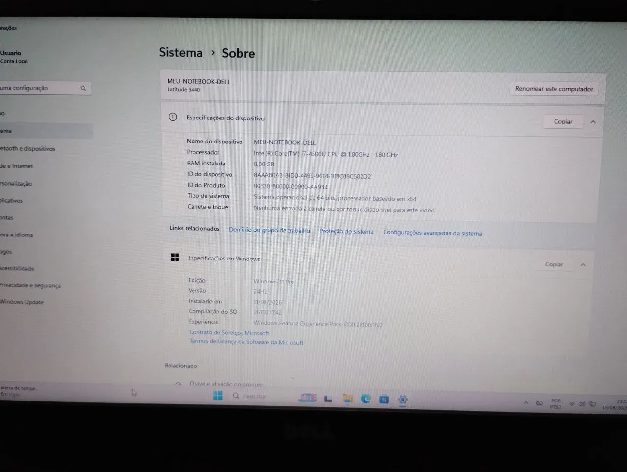 Notebook Dell Latitude 3440 - Foto 3