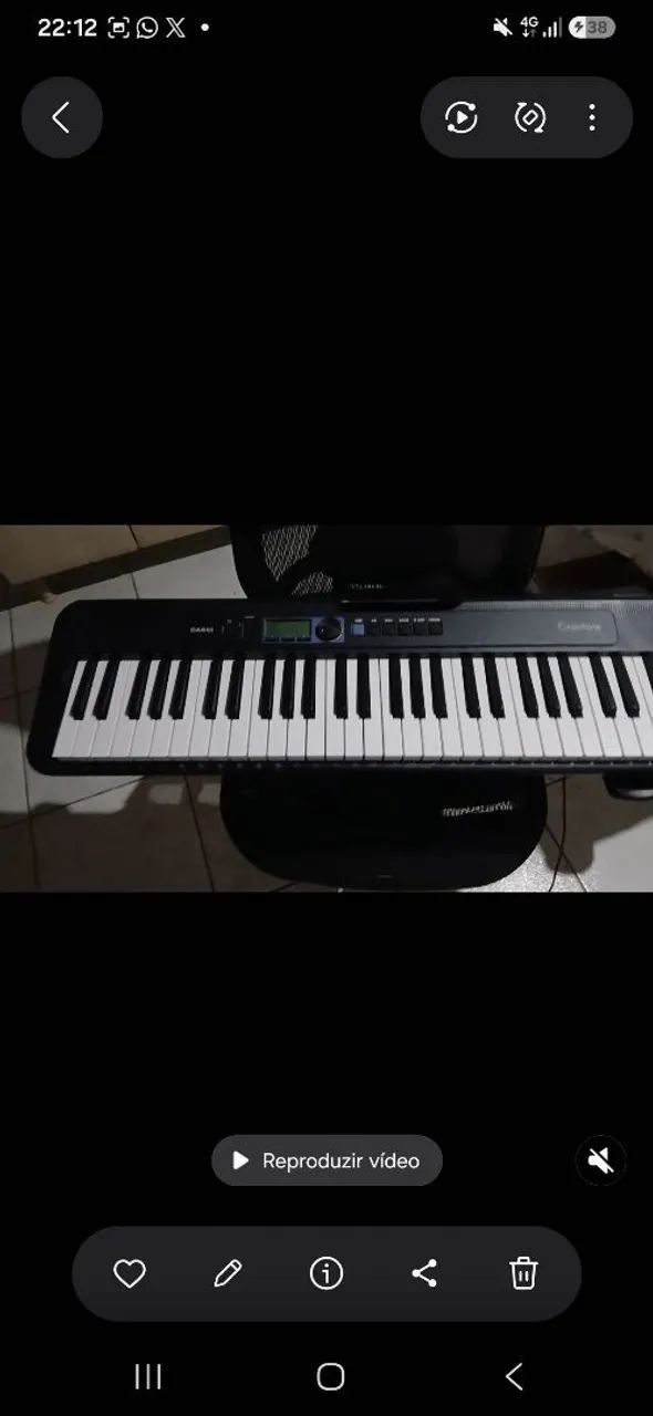 Teclado Casio CTS-300