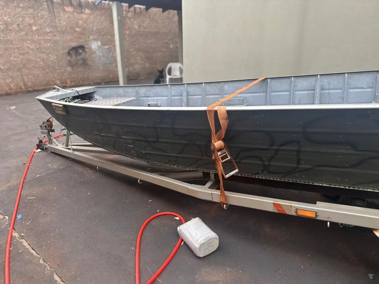 Conjunto Barco Motor e carreta - Foto 3