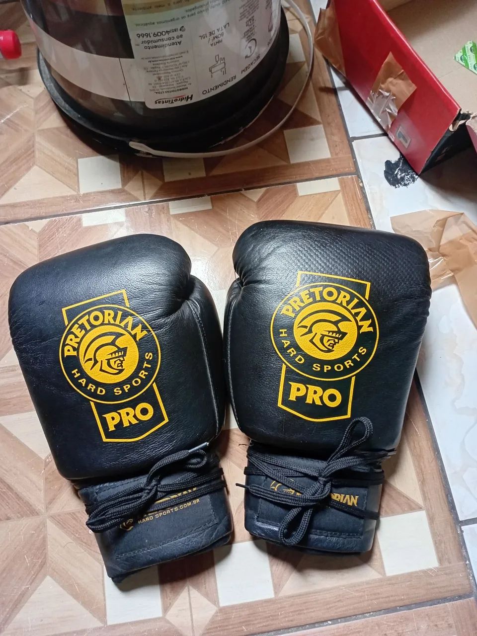 Luva de Boxe Pretorian (COURO LEGÍTIMO)