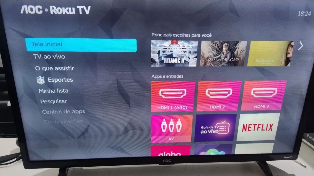 Tv 32 aoc Roku smart