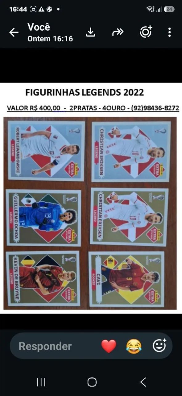 FIGURINHAS LEGENDS