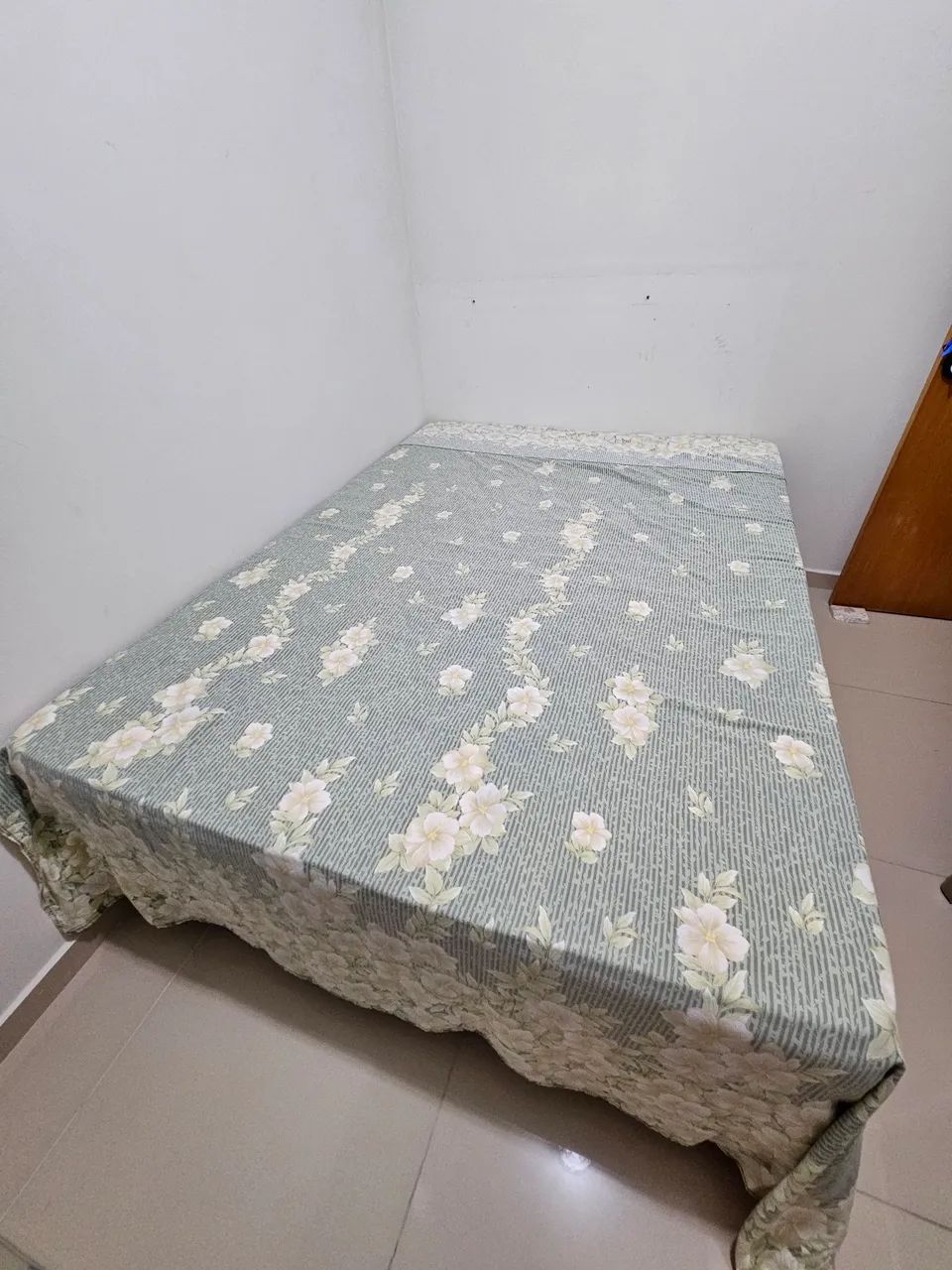 Cama box casal com colchão Ortobom 
