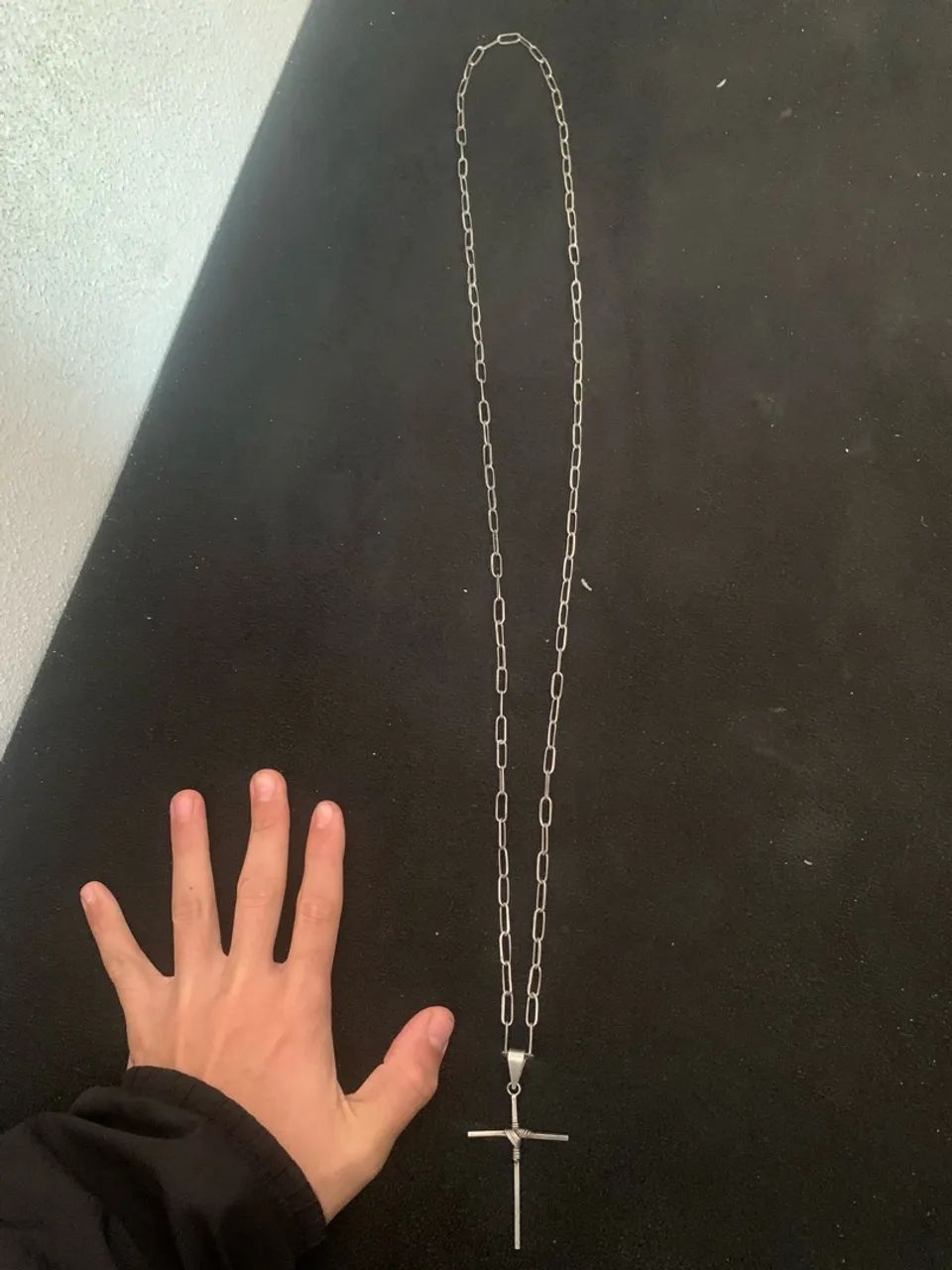 Cordão de prata, 1,20 mts - Foto 2