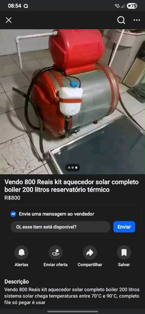 Boiller aquecimento solar - Foto 2