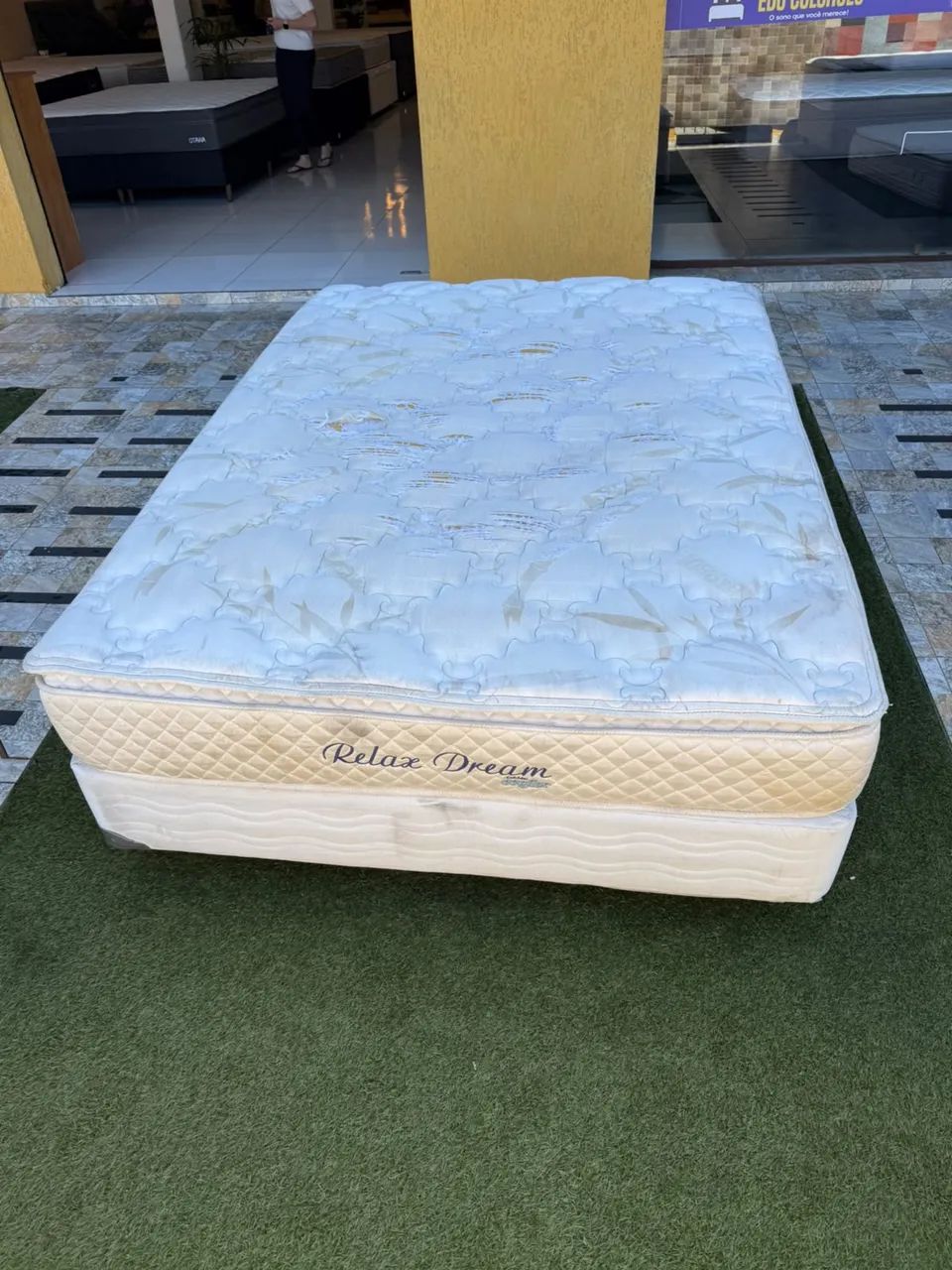 Cama Box Casal ECOFLEX USADA - ENTREGO  - Foto 4