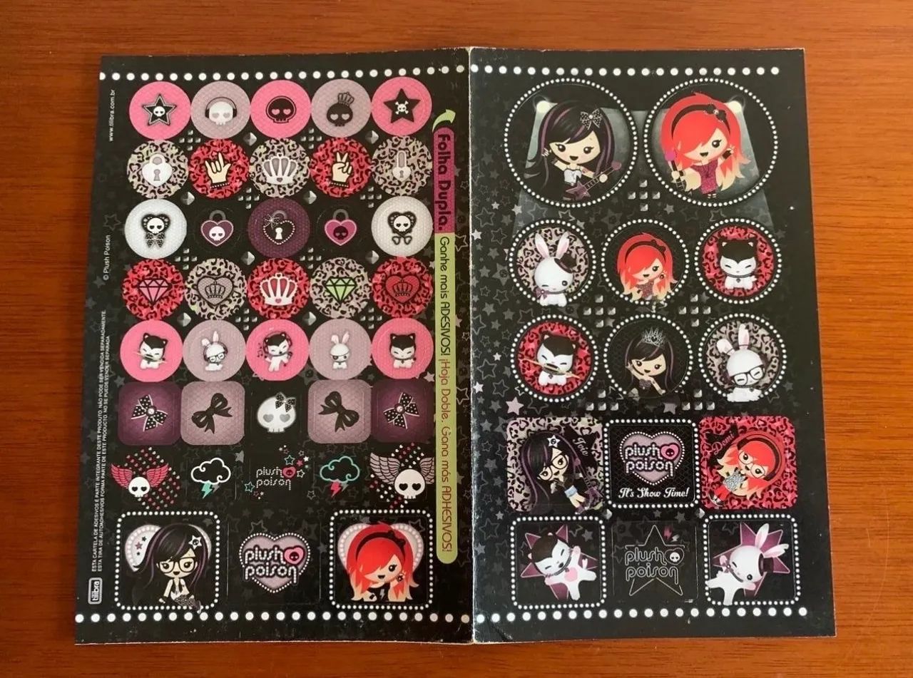 Adesivos plush poison