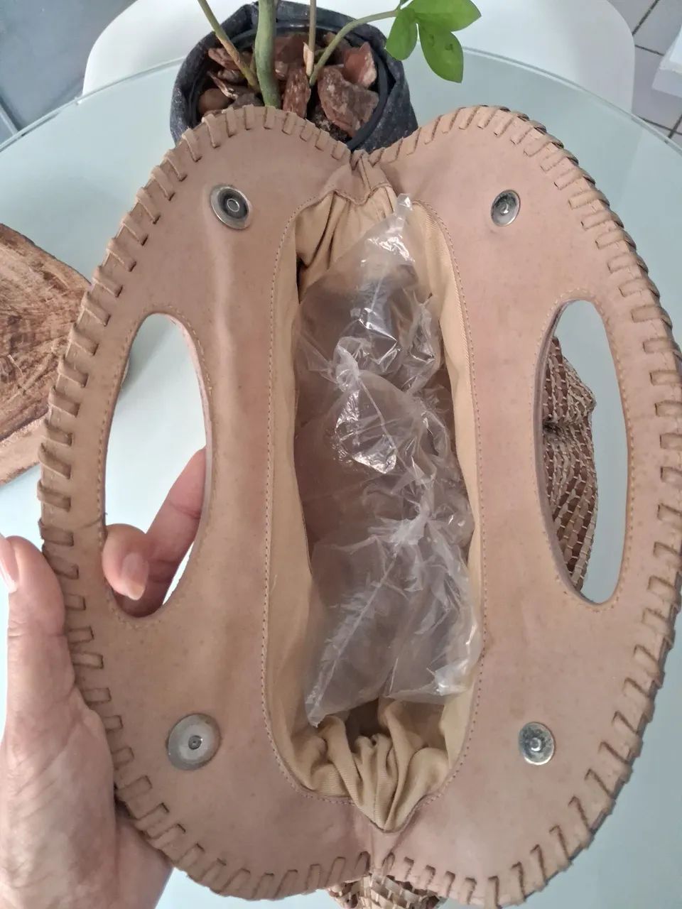 Bolsa de Mão Trançada  - Foto 3