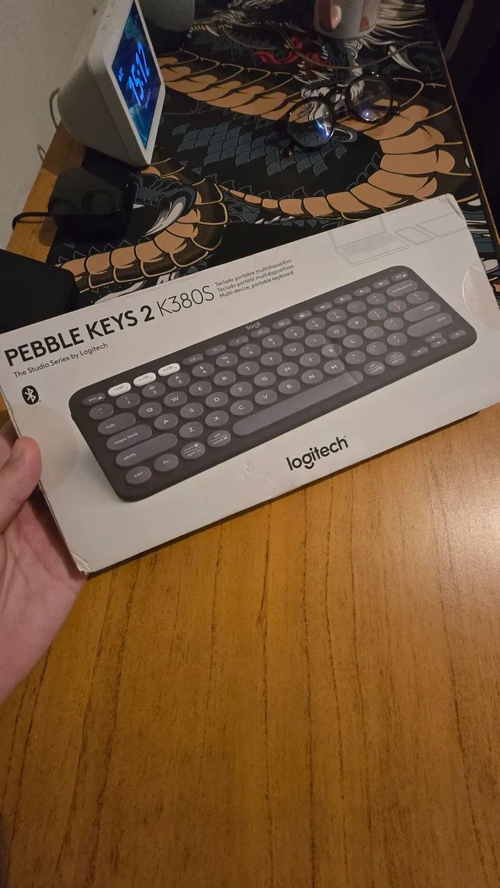 Teclado logitech pebble Keys 2 + mouse pebble 
