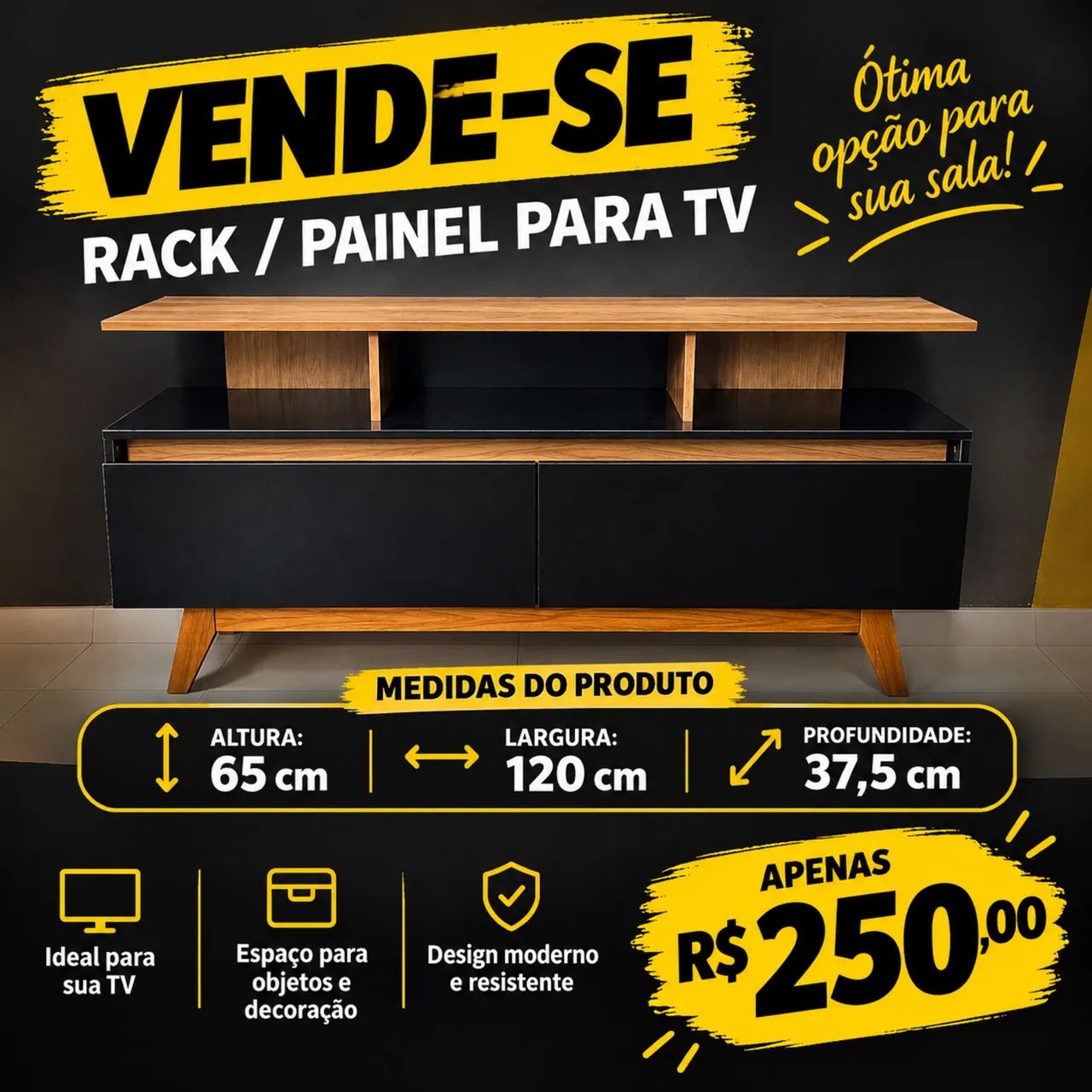 Rack para Tv ate 50 polegadas 