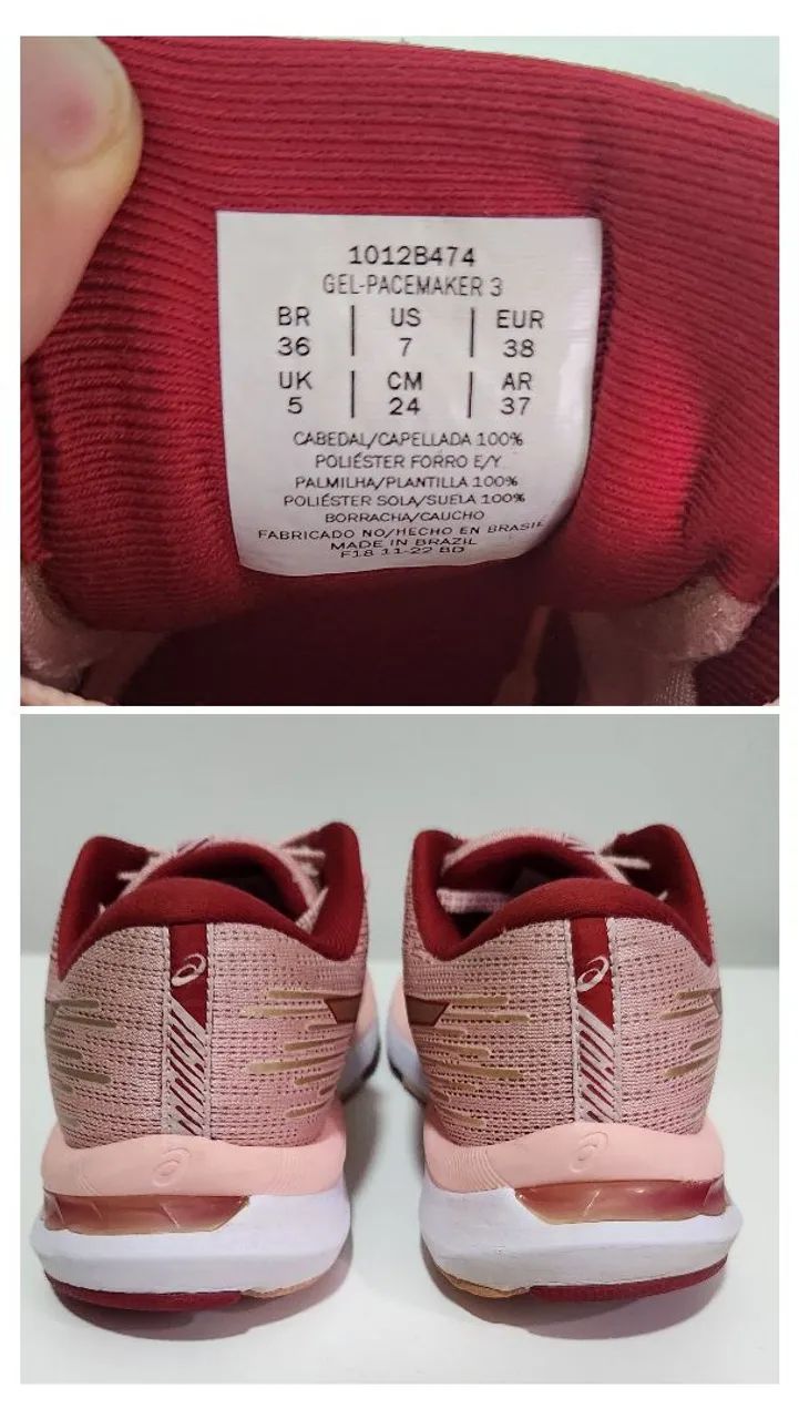 Tênis Asics Gel Pacemaker 3 Feminino Original Nº36 - Academia | Corrida | Caminhada  - Foto 3