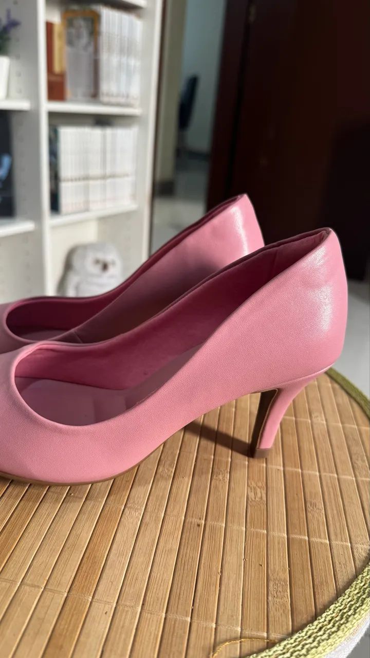 Scarpin rosa 34 da sonho dos pés  - Foto 3