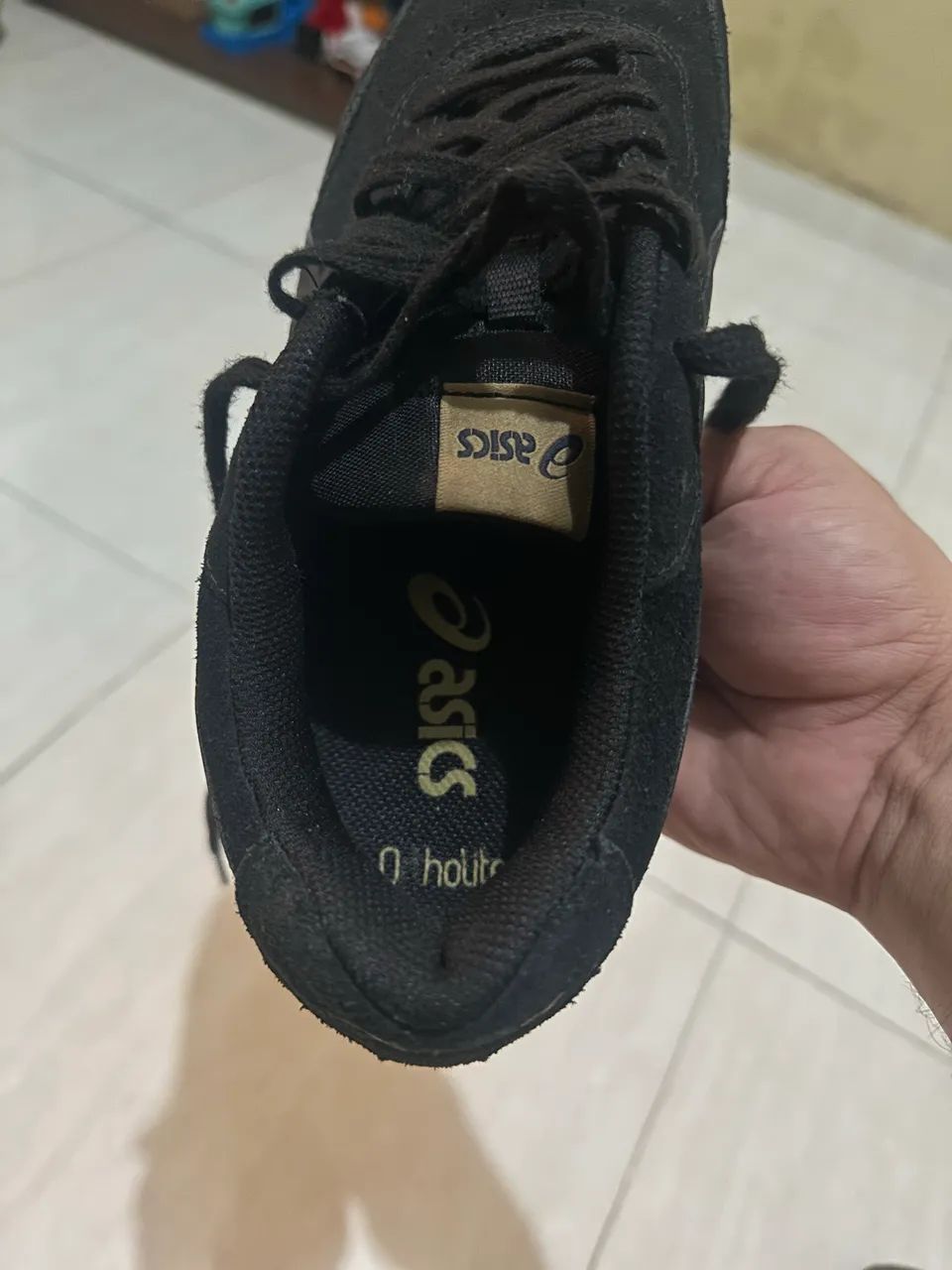 Tênis asics  gel  casual  preto  - Foto 2