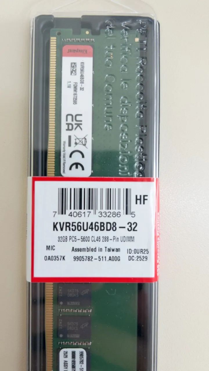 Memoria RAM PC5 5600 32GB - Desktop - Foto 4