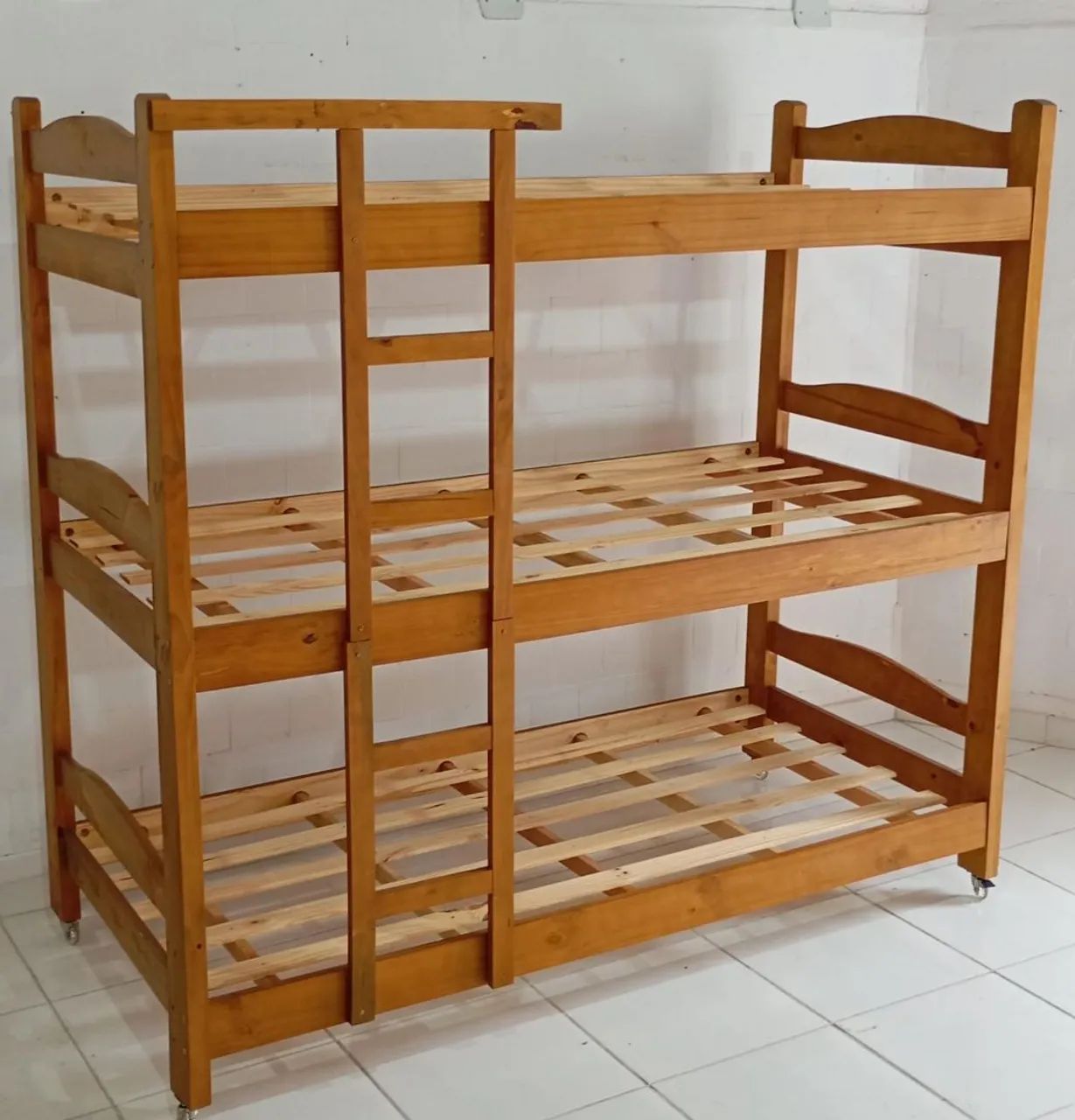 Treliche Napole dupla Furação madeira maciça 