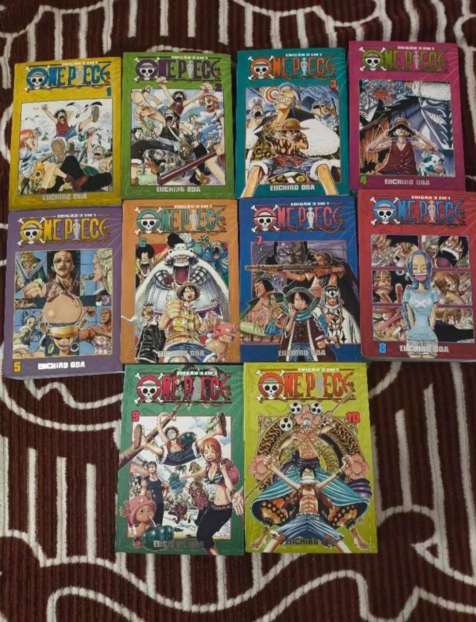 One piece 3 em 1 - / vol 1-5 / VENDA SEPARADA 