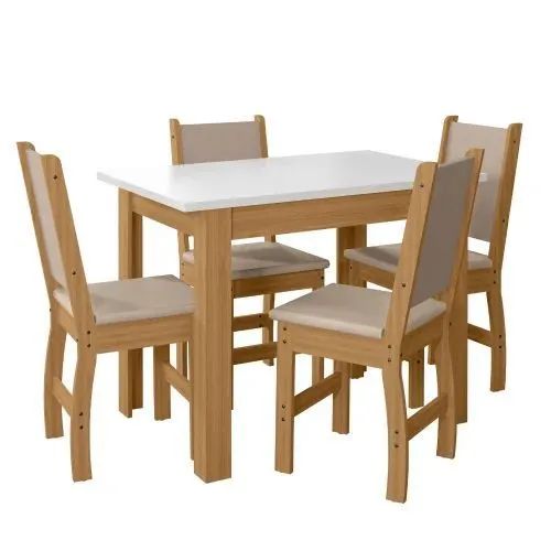 Conjunto de mesa com 4 lugares nova a pronta entrega  - Foto 5