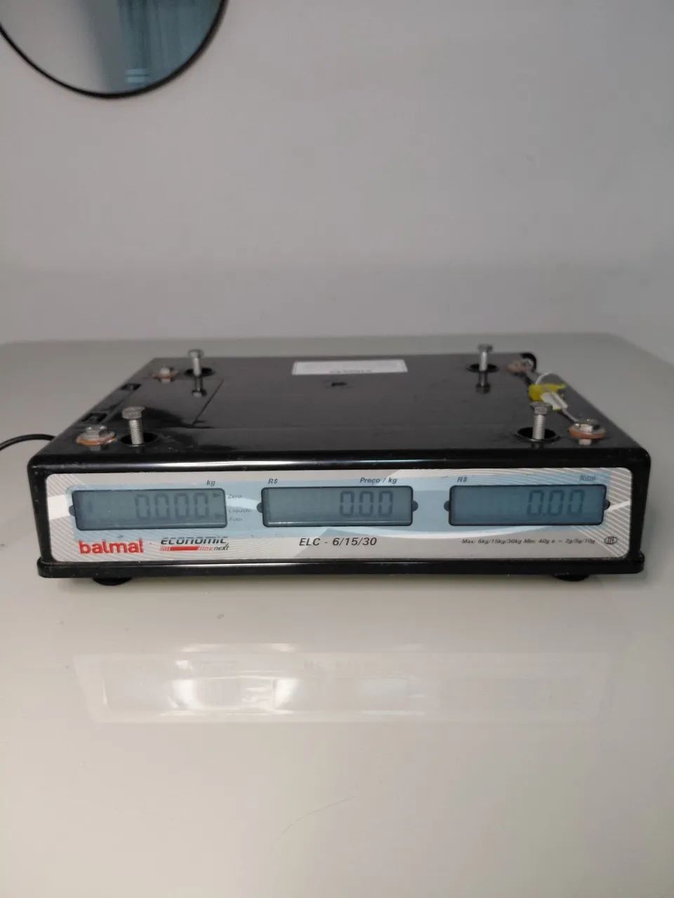 Balança Digital Comercial Balmak ELC 30kg Funcionando Perfeitamente (Sem Bandeja) - Foto 2