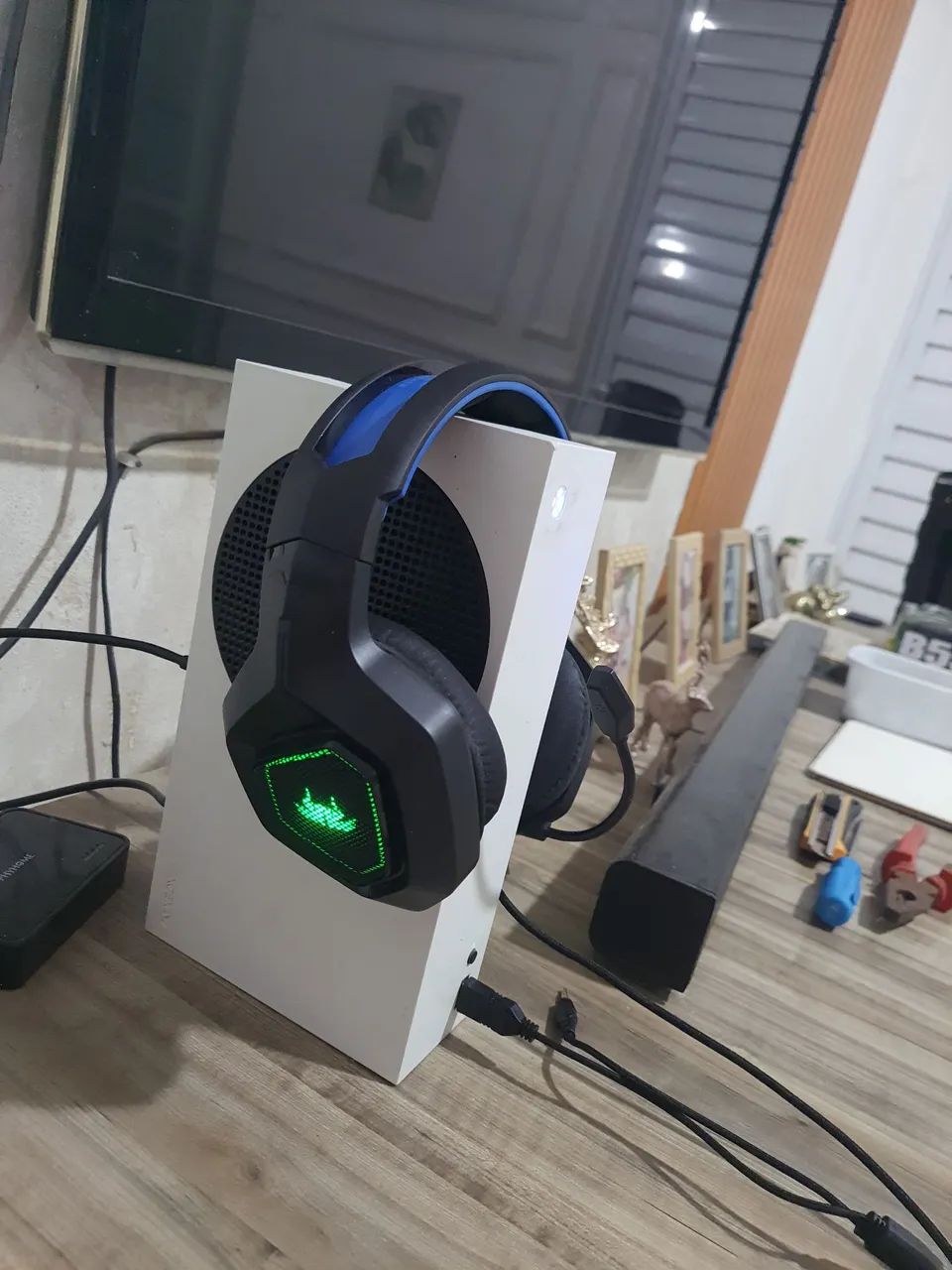 Headset kp 488 gamer rgb - Foto 6
