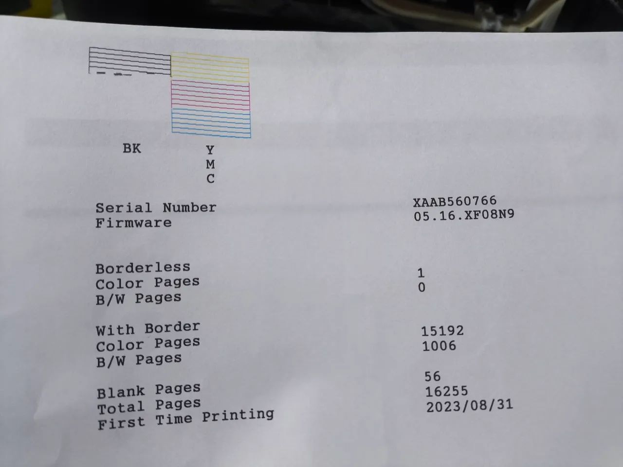 Cabeça de impressão EPSON nova, preto com defeito - Foto 4