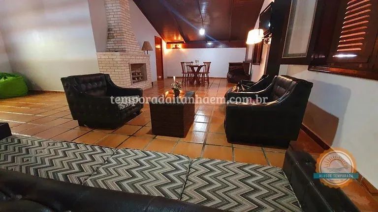 Piscina, Lareira, bilhar, área gourmet, Wi-Fi, 4dorm,  200mts Mar - Foto 7