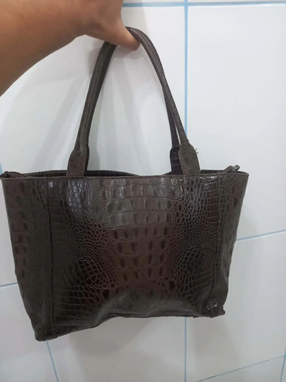 Bolsa de couro feminina - Foto 4