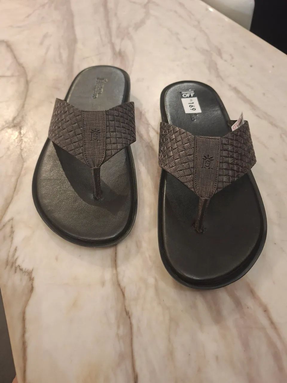 Chinelo em Couro (37) Peça Unica