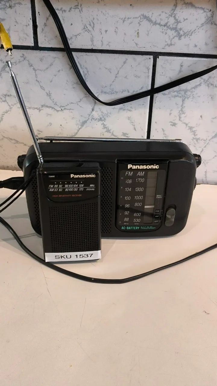 Rádio Panasonic RF-544/RF-521 PARA PEÇAS LEIA A DESCRIÇÃO