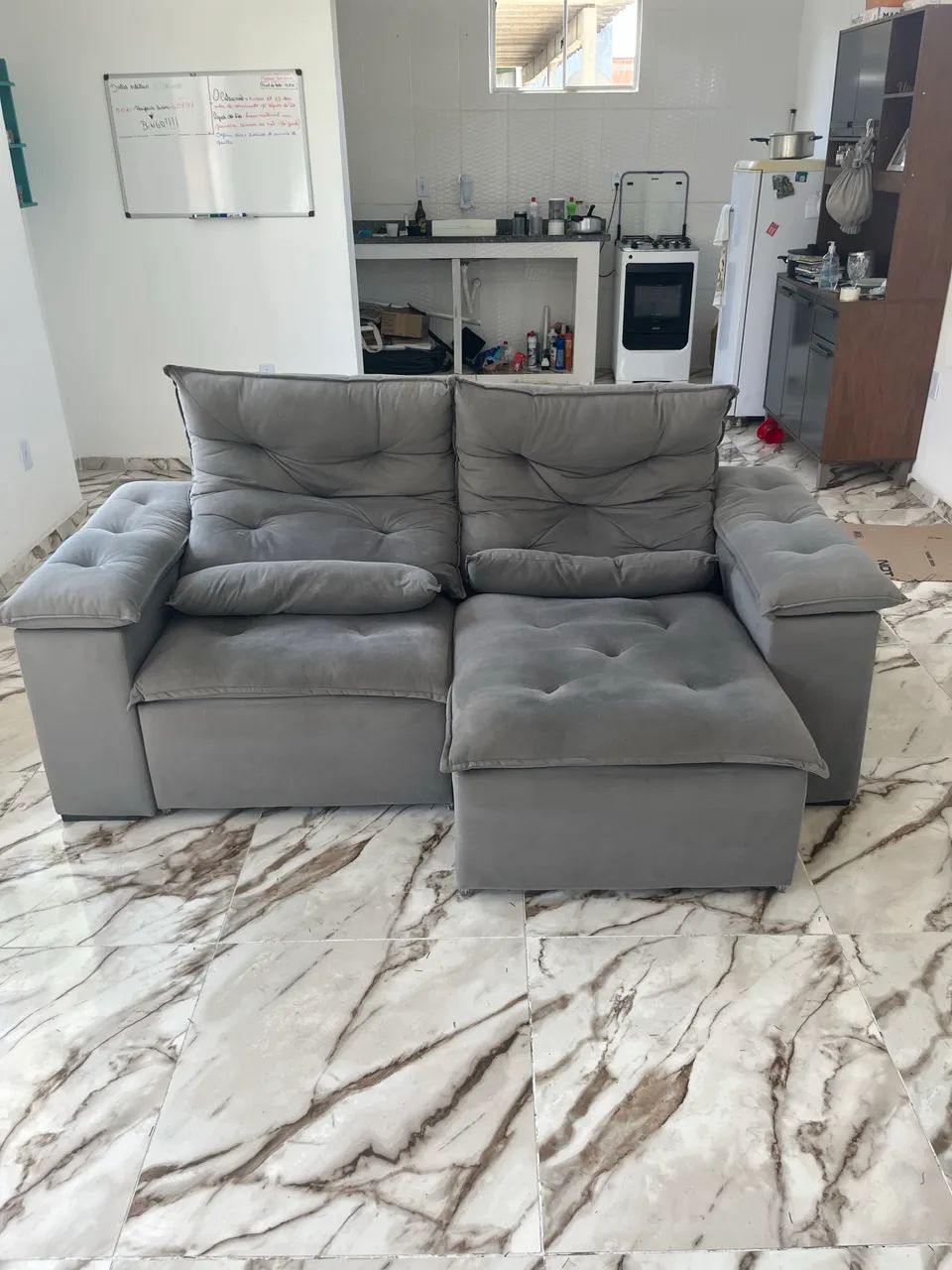 Sofá retrátil (seminovo) - Foto 2