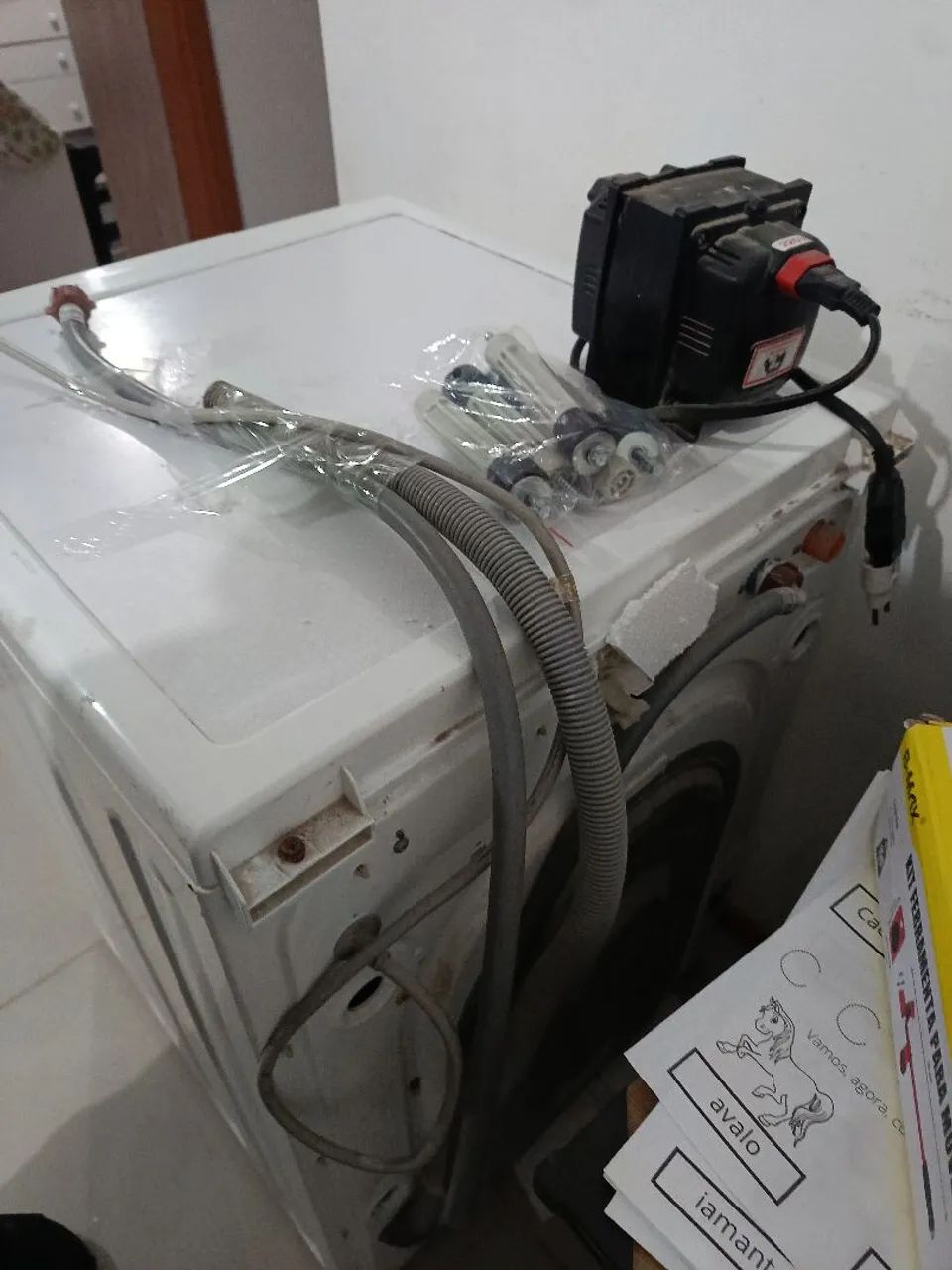 Máquina de Lava e Seca 110 v com transformador. - Foto 4