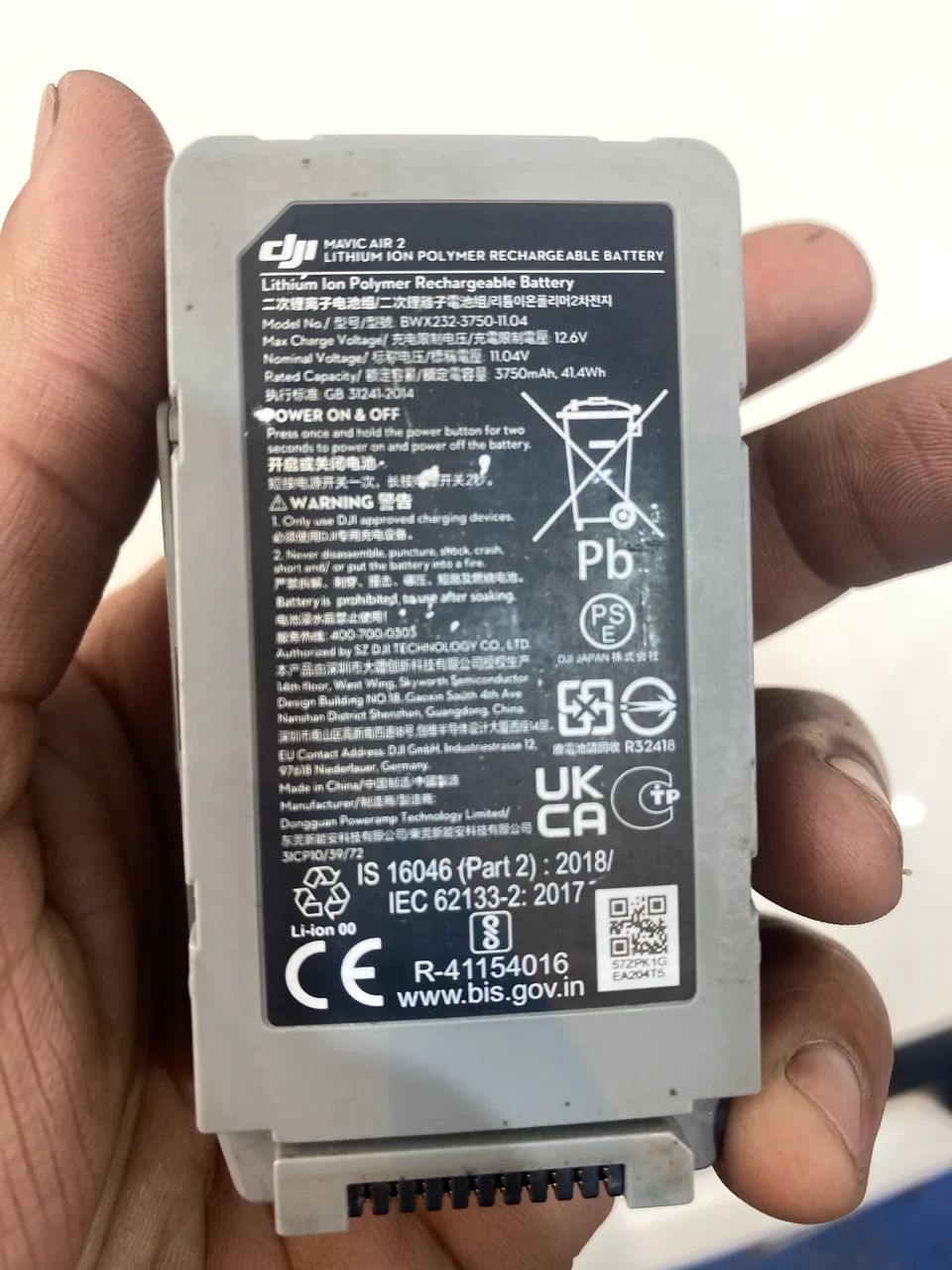 Bateria  Dji mavic air 2    (80 ciclos ) - Foto 4