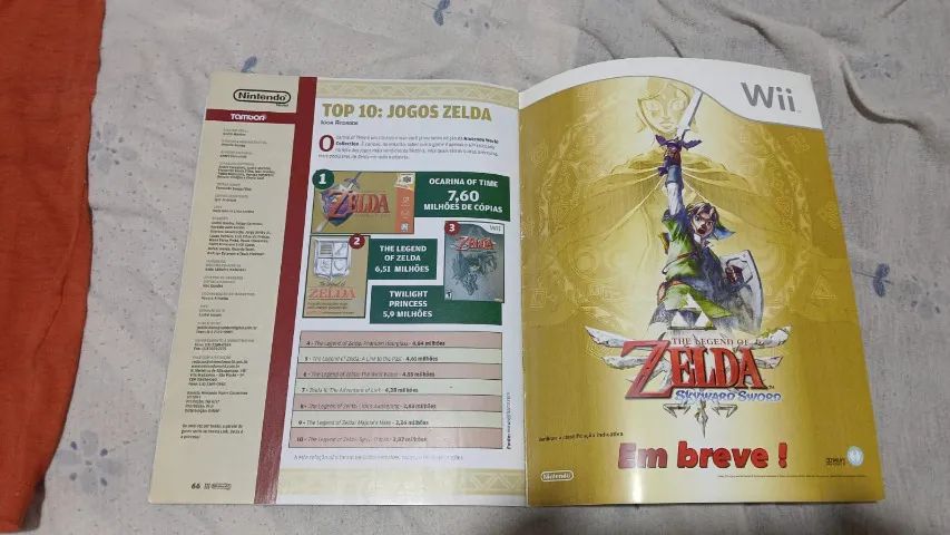 Revista Nintendo World Collection História da Franquia The Legend of Zelda - Foto 5
