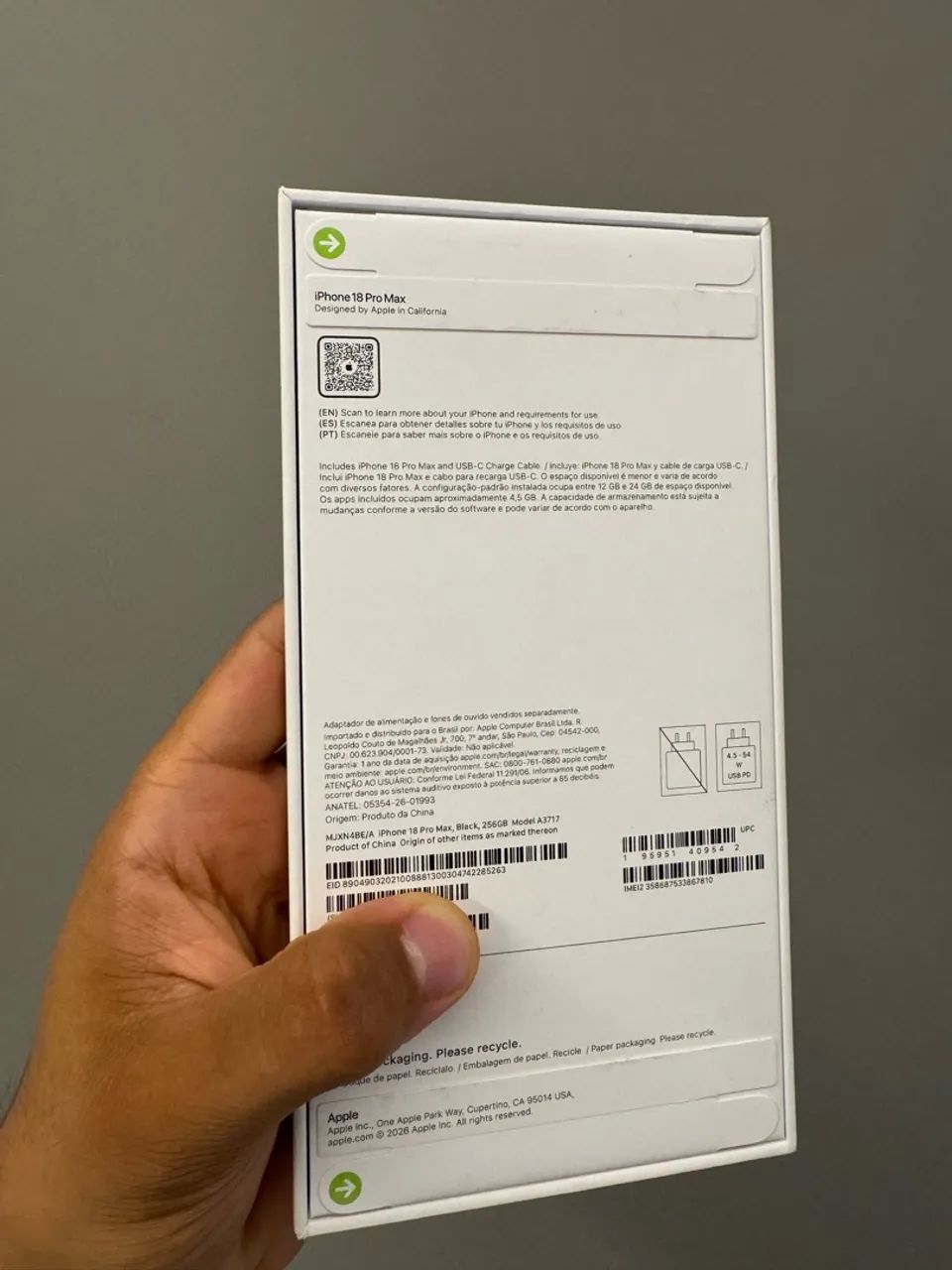 iPhone 18 Pro Max 256gb Black  Lacrado ! - Foto 3