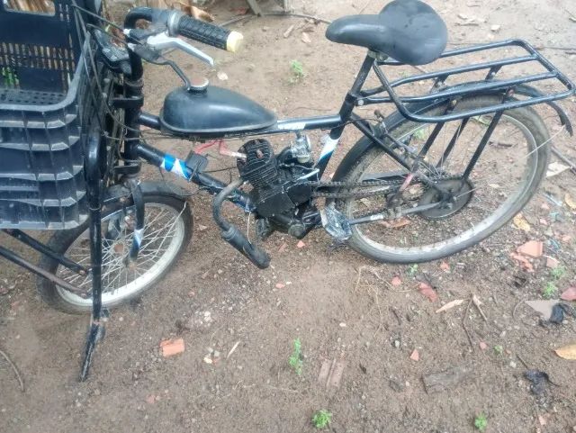 Bicicleta de carga motorizada (motor com defeito) - VENDA OU TROCA