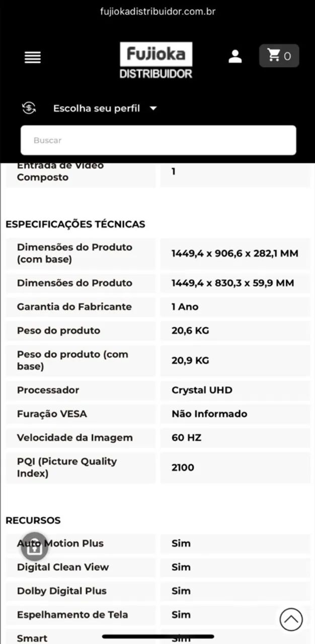 Smart TV Samsung 65 polegadas - Foto 4