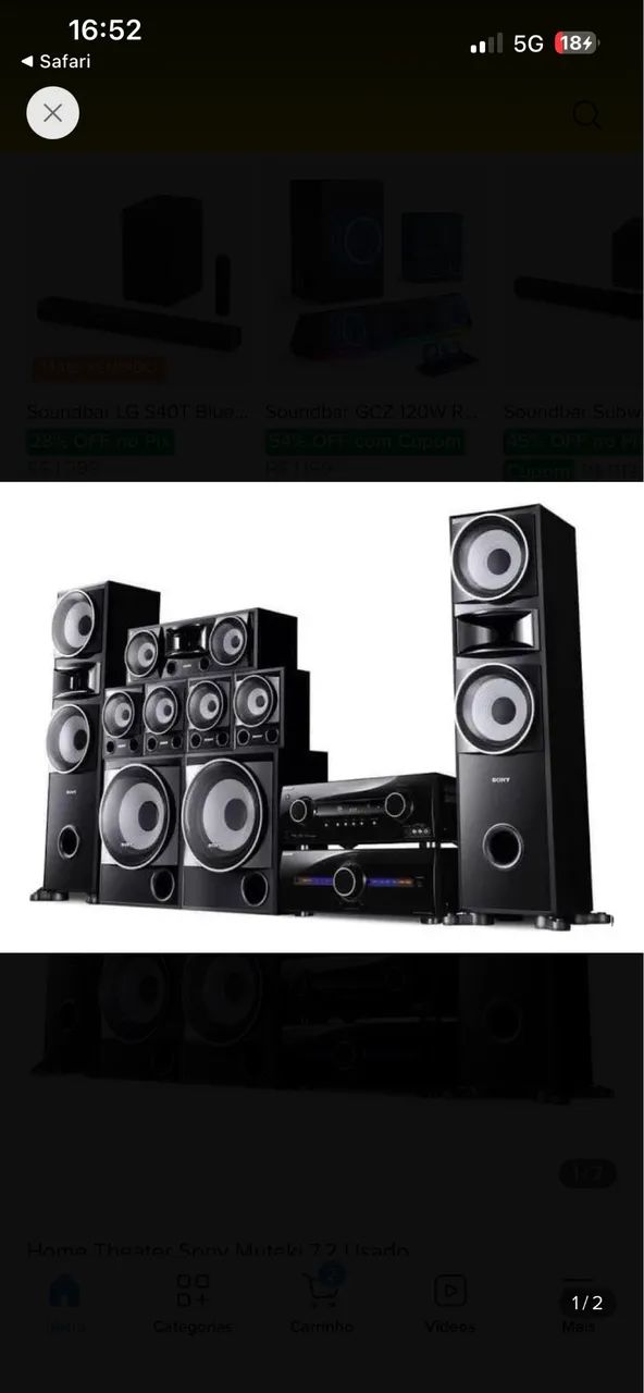 Home theater Sony Muteki