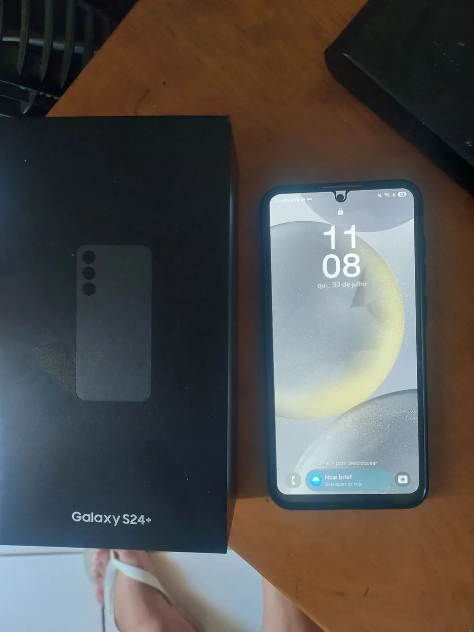 Samsung s24 plus 256gb 12gb ram - Caixa e Nota