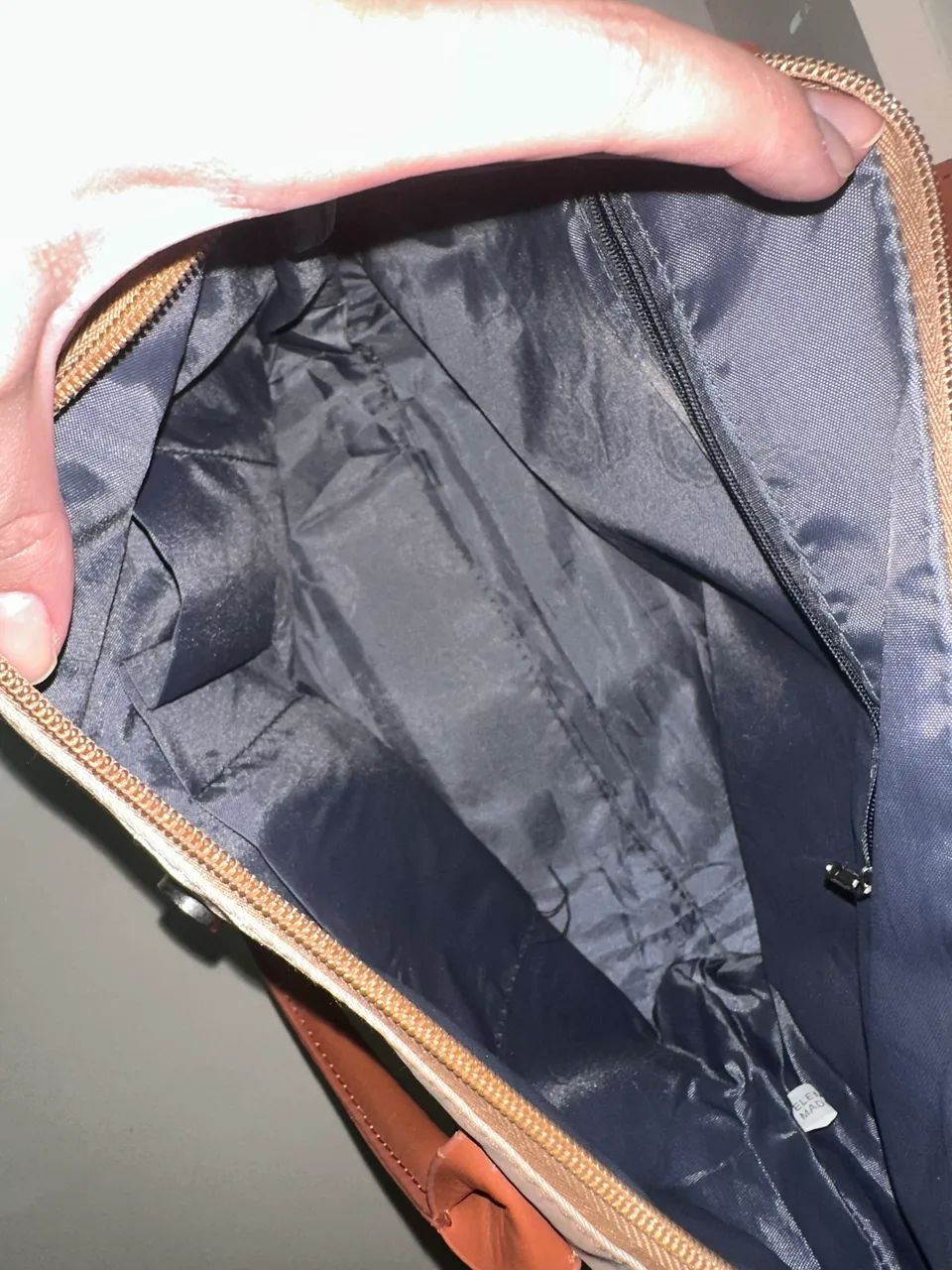 Bolsa bege imitação lepliage - Foto 3