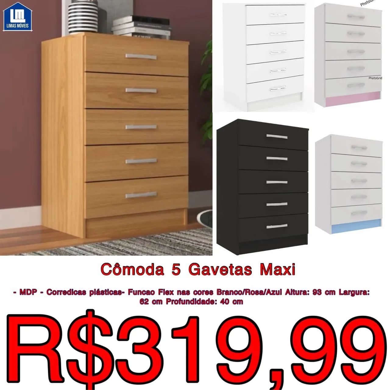 Cômoda vários modelos frete grátis  - Foto 2