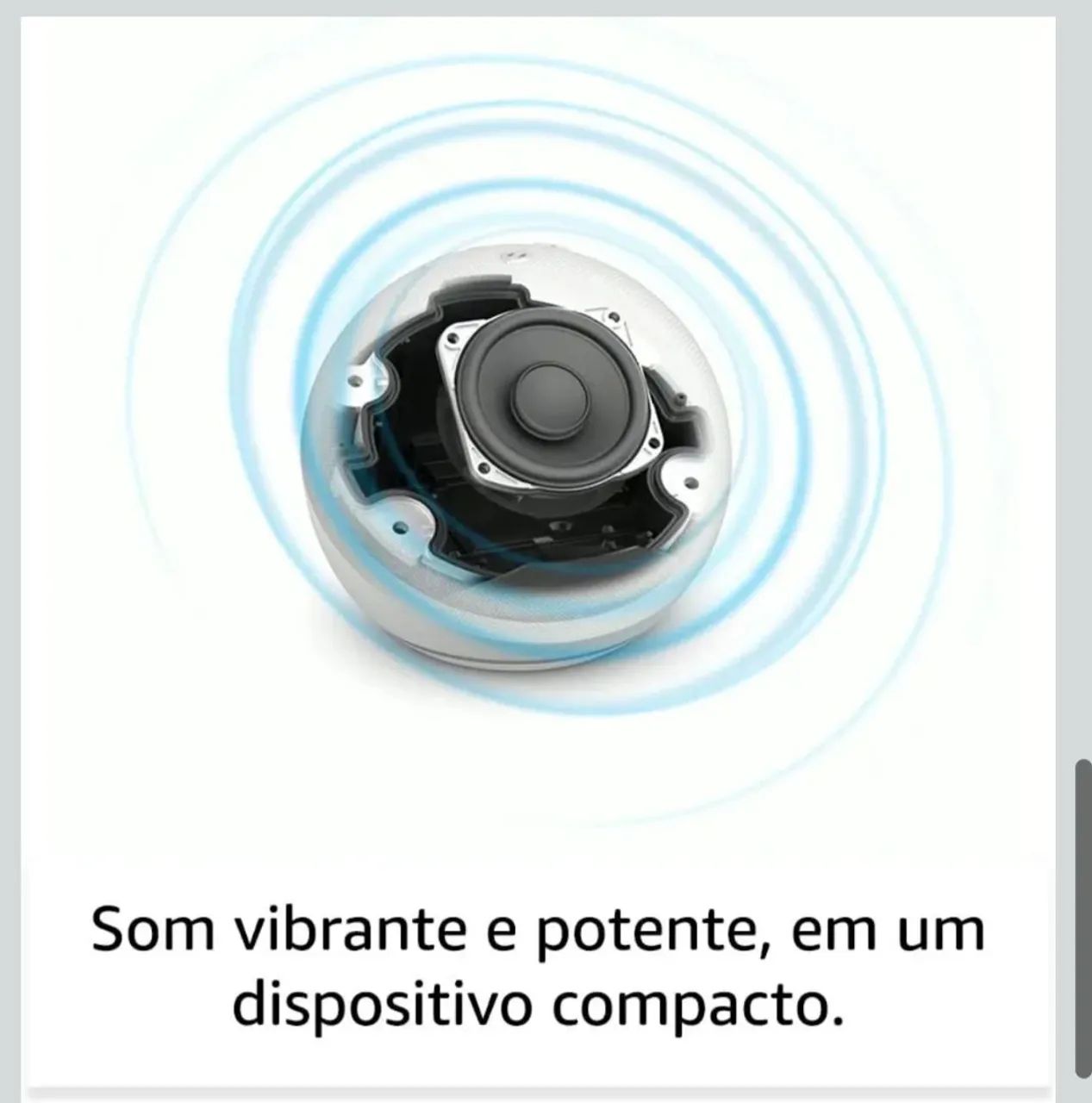 Alexa Echo Dot 5 Geração Azul - 10 meses garantia,  - Foto 2