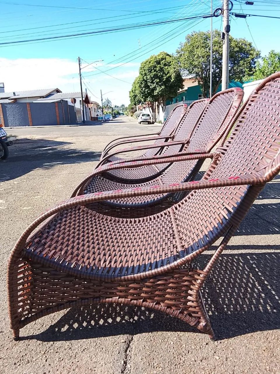 Jogo de 4 Poltronas jardim baixa  - Foto 4