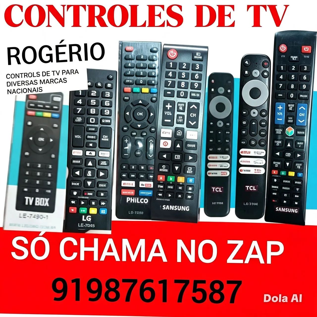 Controles de tv lg