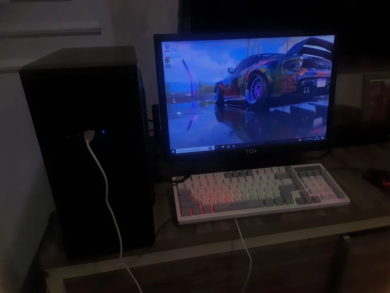 Pc gamer completo i3 sétima geração mais Rx 550  - Foto 3