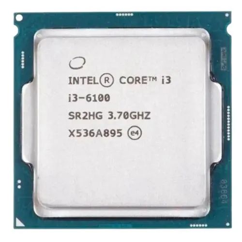 Processador Intel core i3 -6100 3.70ghz socket lga1151