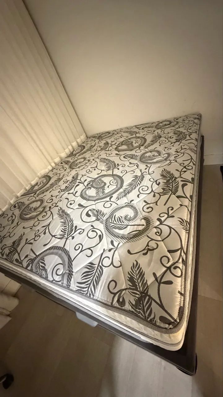 CONJUNTO BOX BAÚ E COLCHÃO CASAL  - Foto 3