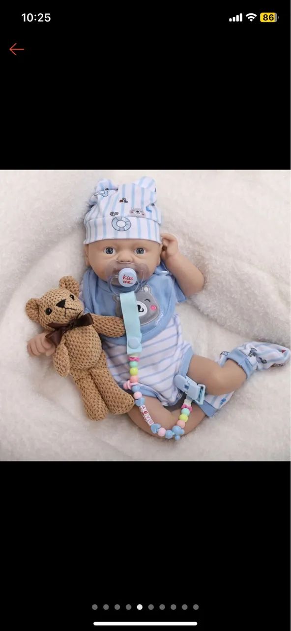 Bebê Reborn silicone sólido  - Foto 3