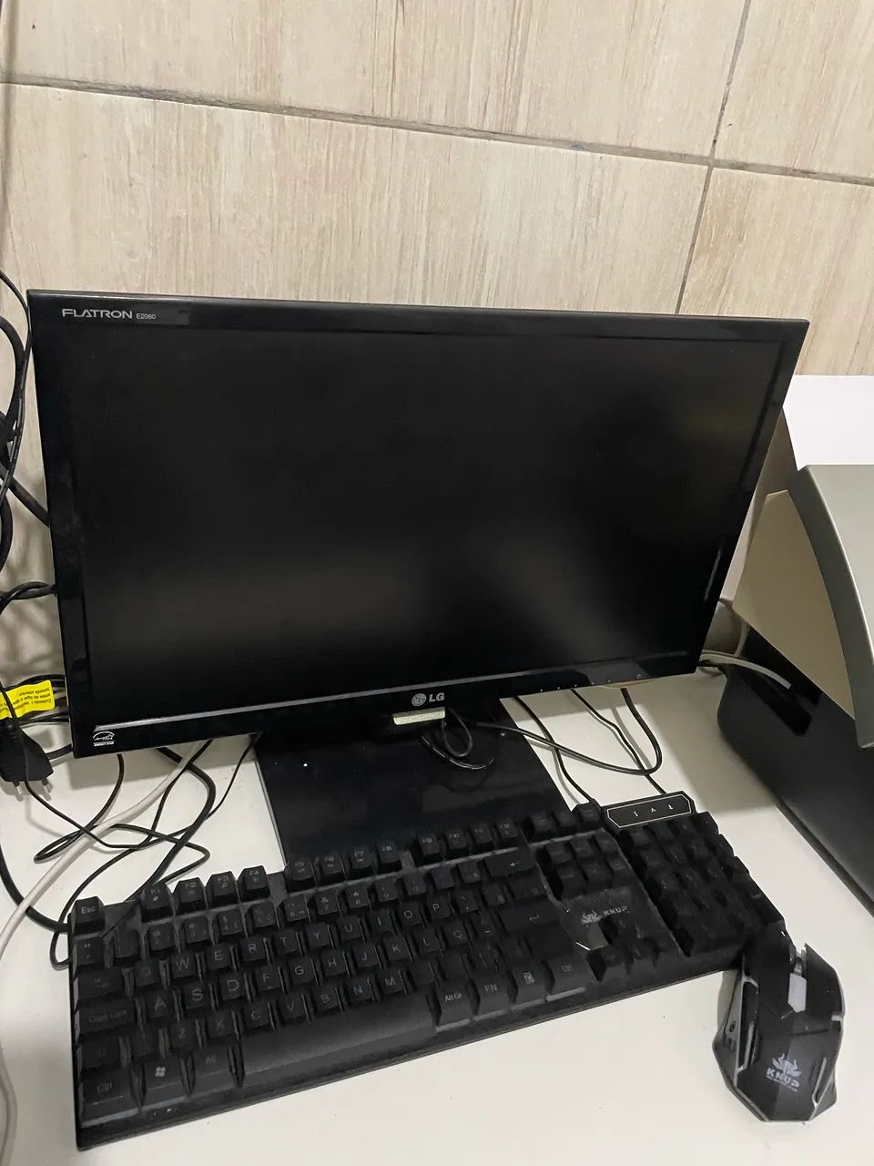 TELA DE COMPUTADOR + TECLADO  - Foto 2