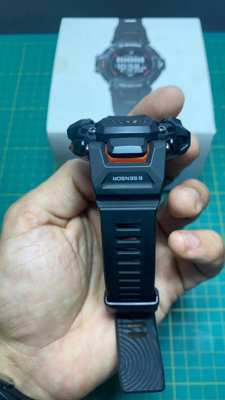 GBD H2000 Casio G Shock Preto e Laranja - Foto 4